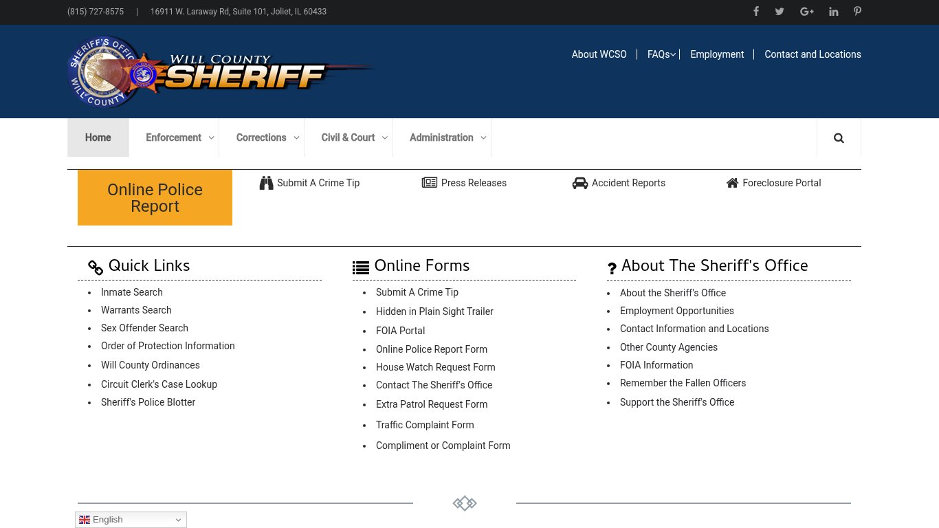 Will County Jail Inmate Search